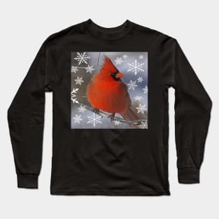 Cardinal Art Beautiful Heaven Sent Messengers From Heaven Male Red Cardinal Long Sleeve T-Shirt